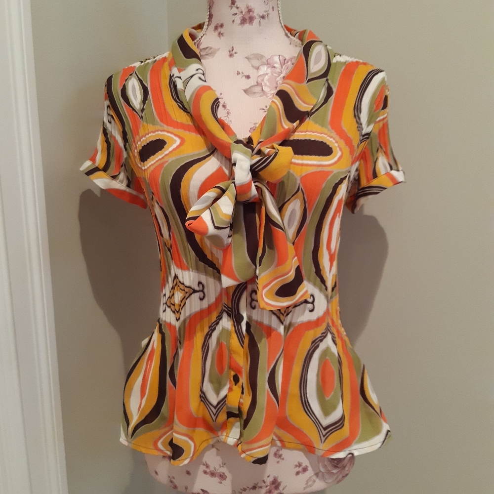 Sunny Leigh Blouse Size M - Picture 2 of 8